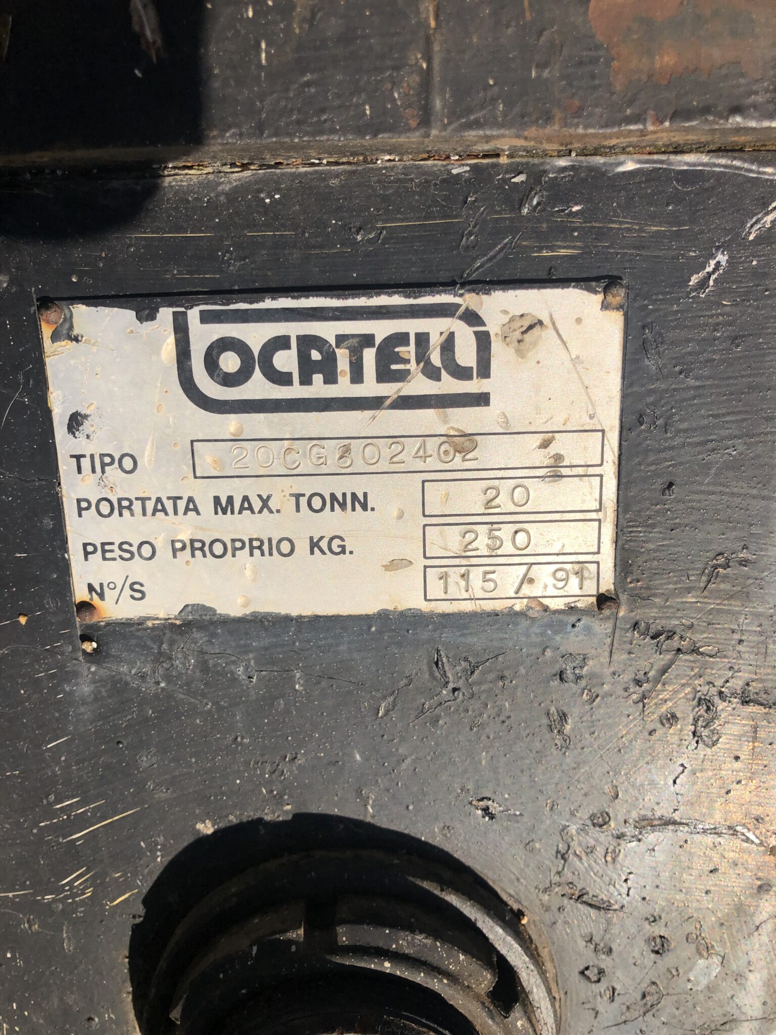 Grue mobile Locatteli GRIL 822 - 1992